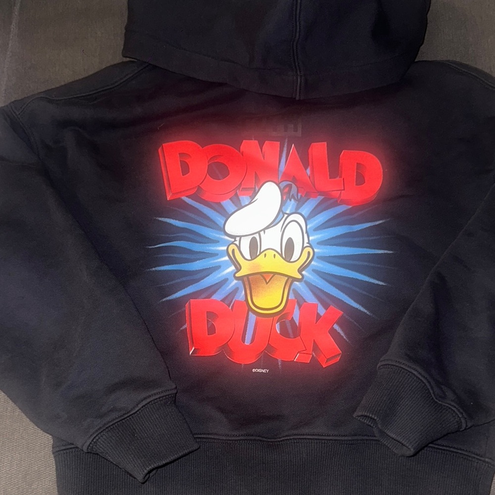 Donald Duck Black Hoodie